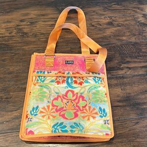 Lang Florals Utility Tote by Tim Coffey foldable bag great for grocery’s
